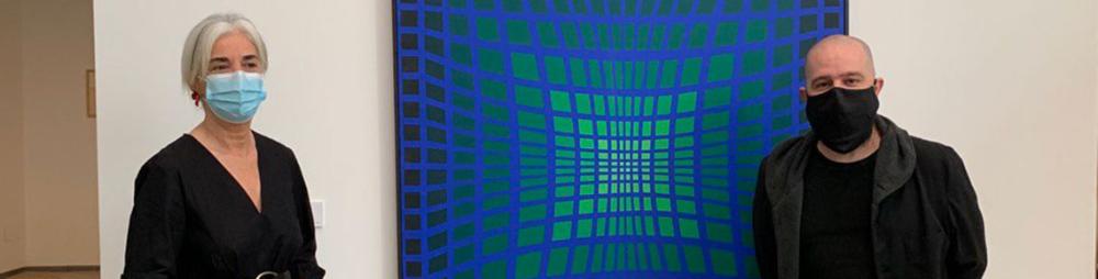 Imagen El MACE presenta la obra 'VP 113', de Victor Vasarely, pintor considerado padre del movimiento Op Art
